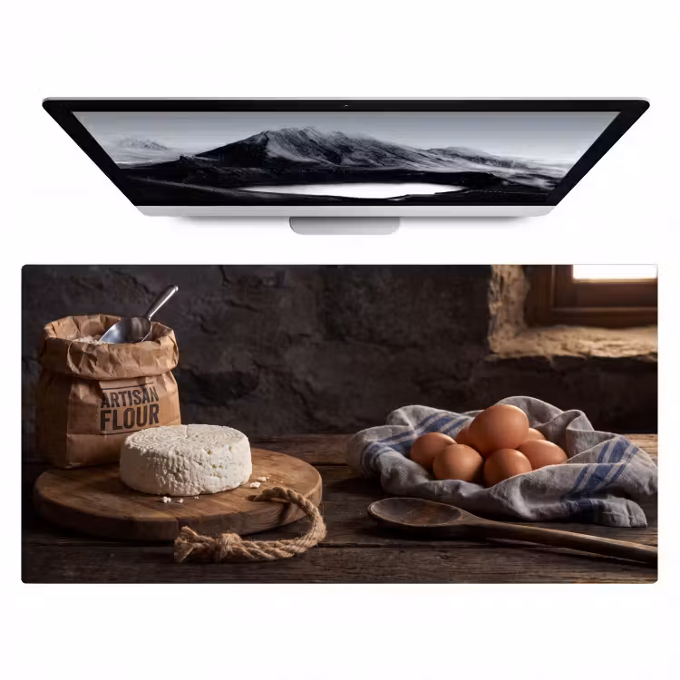 Bureau onderlegger - Meel - Eieren - Eten — 1