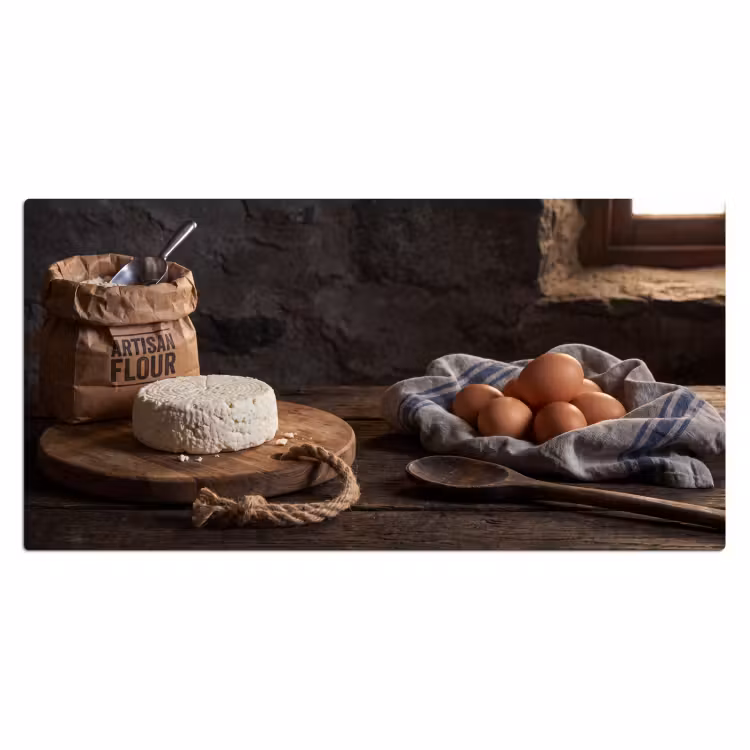 Bureau onderlegger - Meel - Eieren - Eten — 2