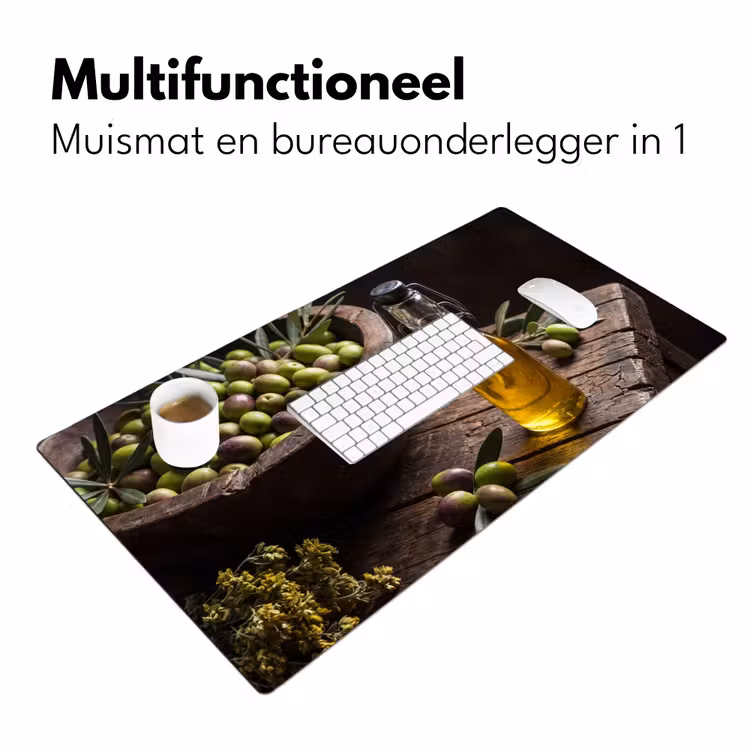 Bureau onderlegger - Olijven - Eten - Rustiek — 7