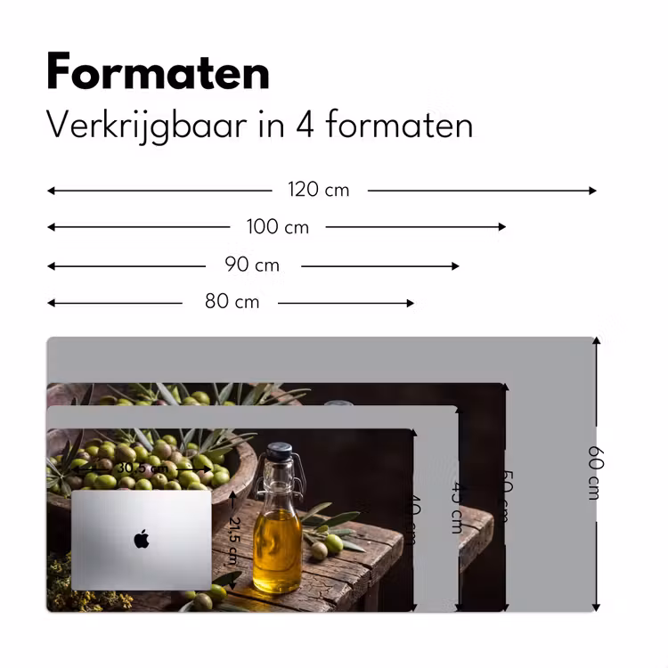 Bureau onderlegger - Olijven - Eten - Rustiek — 8
