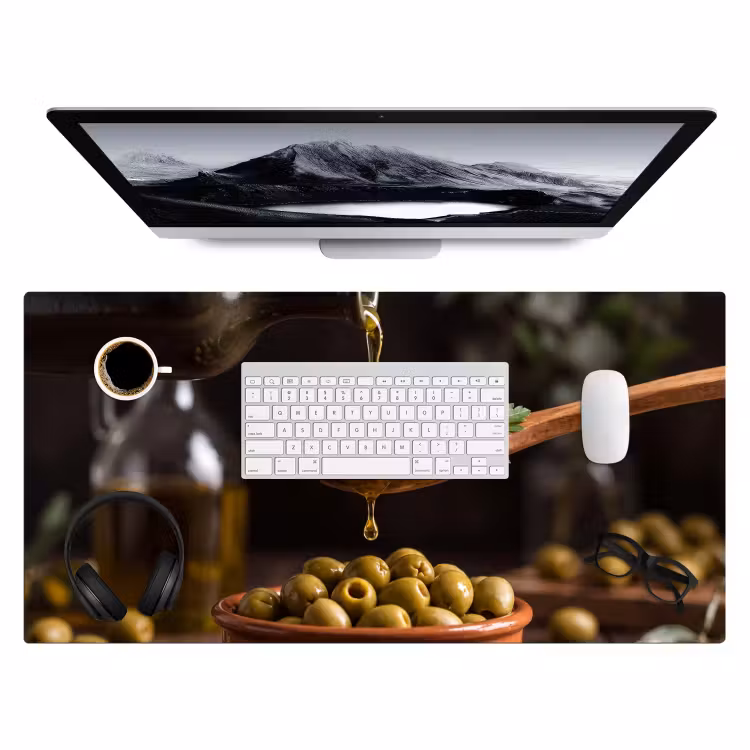 Bureau onderlegger - Olijven - Olijfolie - Eten — 4