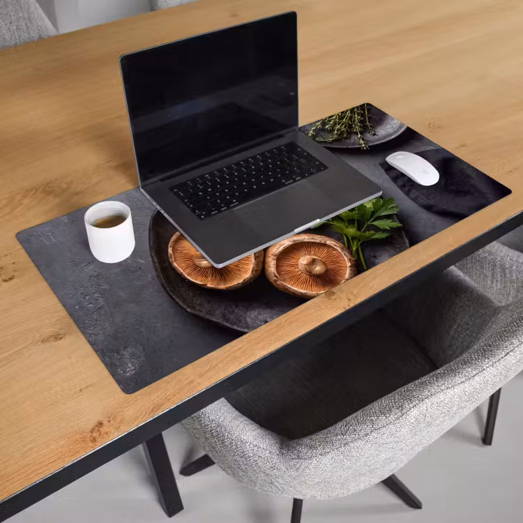 Bureau onderlegger - Paddestoelen - Kruiden - Eten — 3