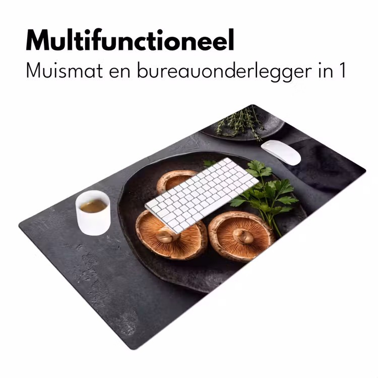 Bureau onderlegger - Paddestoelen - Kruiden - Eten — 7