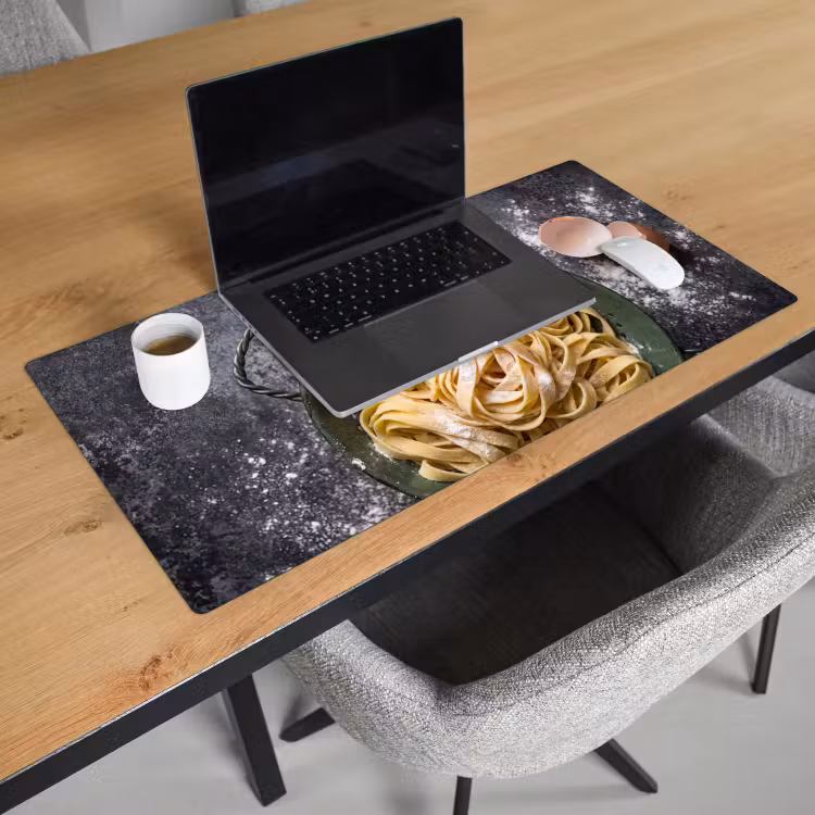 Bureau onderlegger - Pasta - Keuken - Eten — 3