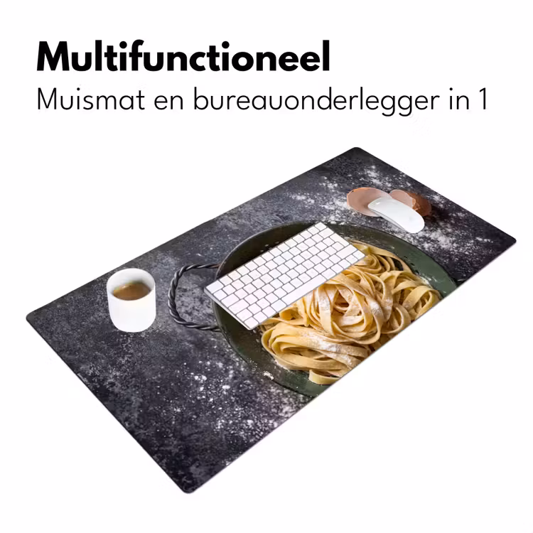 Bureau onderlegger - Pasta - Keuken - Eten — 7