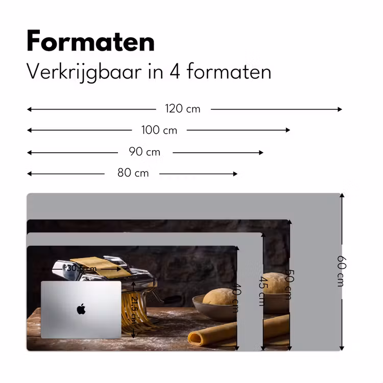 Bureau onderlegger - Pasta - Vers - Koken — 8