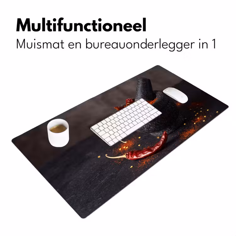 Bureau onderlegger - Specerijen - Vijzel - Rood — 7
