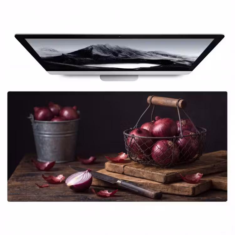 Bureau onderlegger - Ui - Eten - Rustiek — 1
