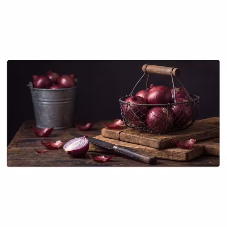 Bureau onderlegger - Ui - Eten - Rustiek — 2