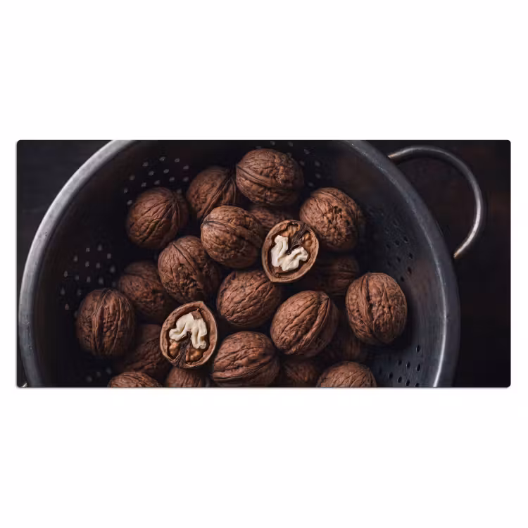 Bureau onderlegger - Walnoot - Eten - Donker — 2
