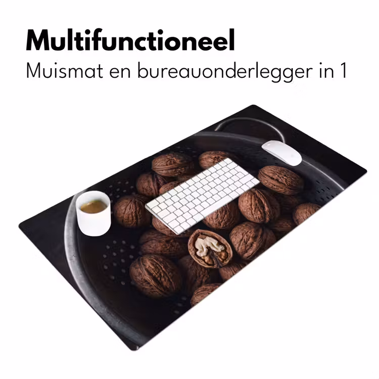 Bureau onderlegger - Walnoot - Eten - Donker — 7