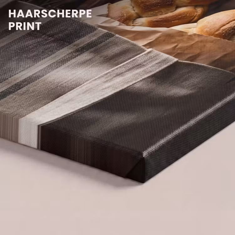 Canvas schilderij - Brood - Kruiden - Eten — 4