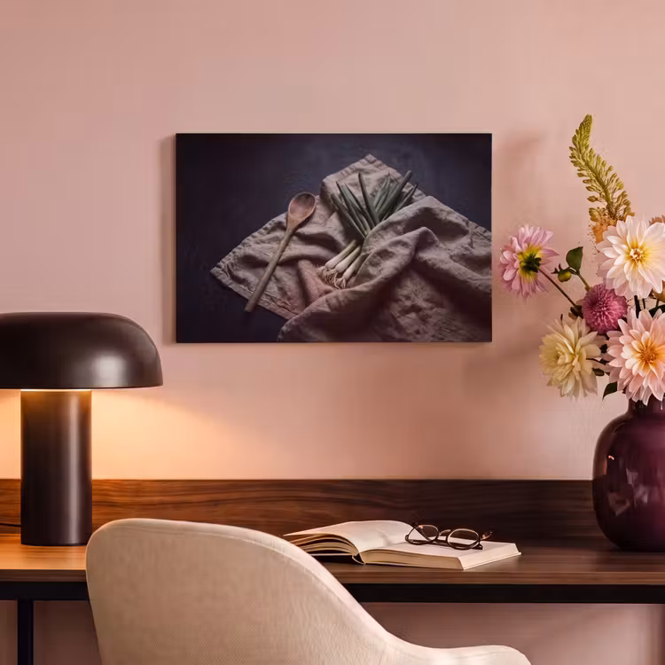 Canvas schilderij - Eten - Lepel - Rustiek — 5