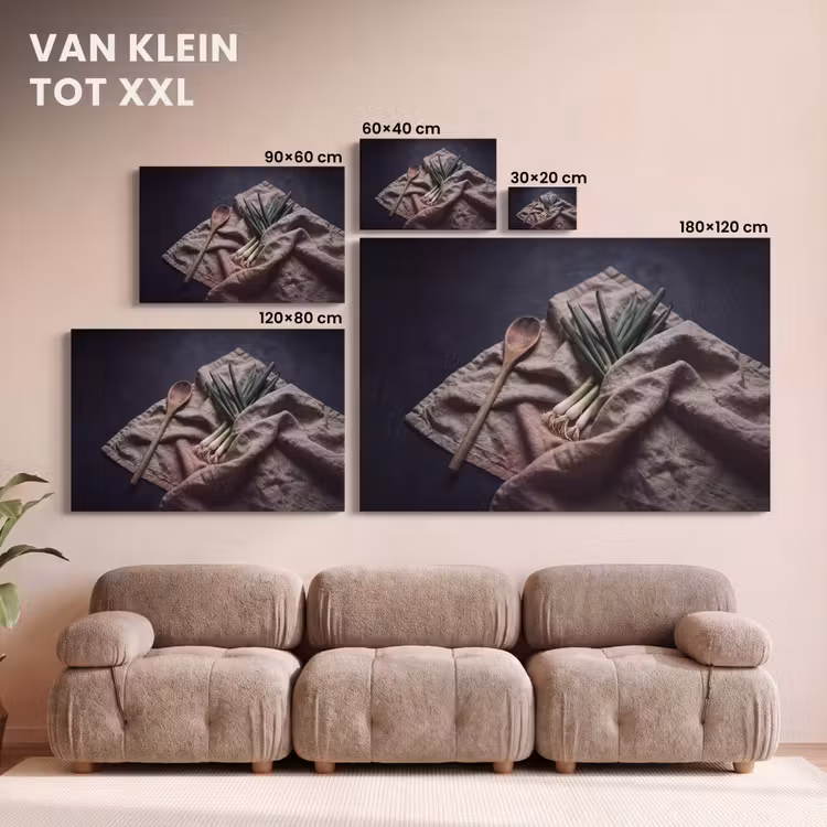 Canvas schilderij - Eten - Lepel - Rustiek — 7