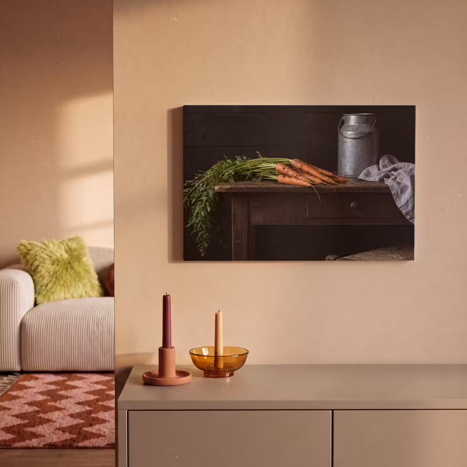 Canvas schilderij - Groenten - Rustiek - Stilleven — 1