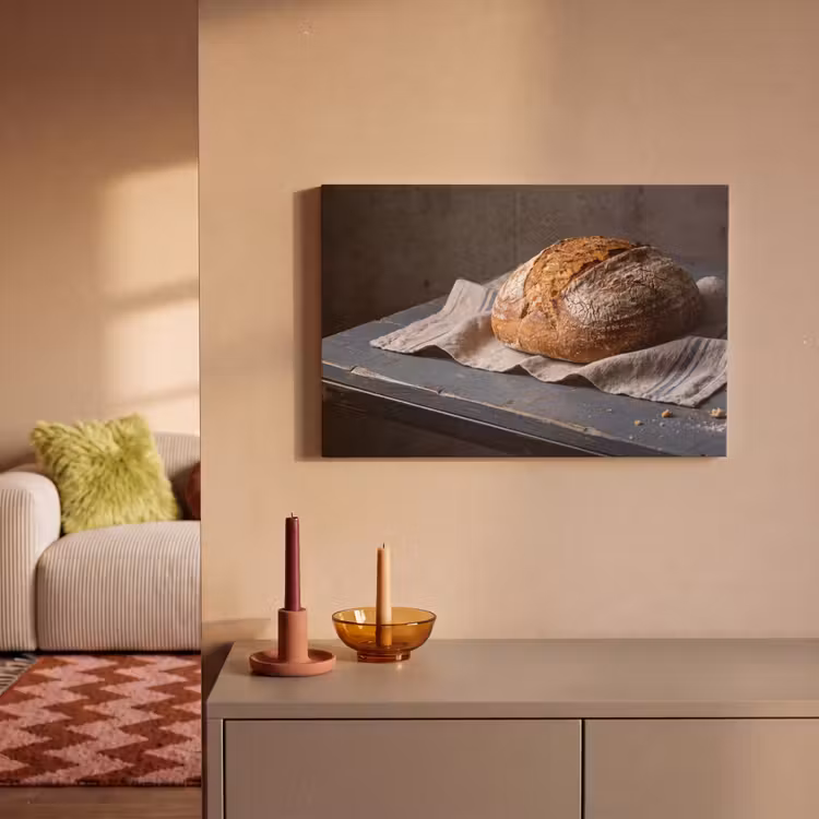Canvas schilderij - Brood - Rustiek - Eten — 1