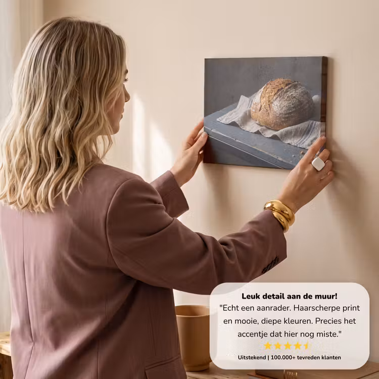 Canvas schilderij - Brood - Rustiek - Eten — 2