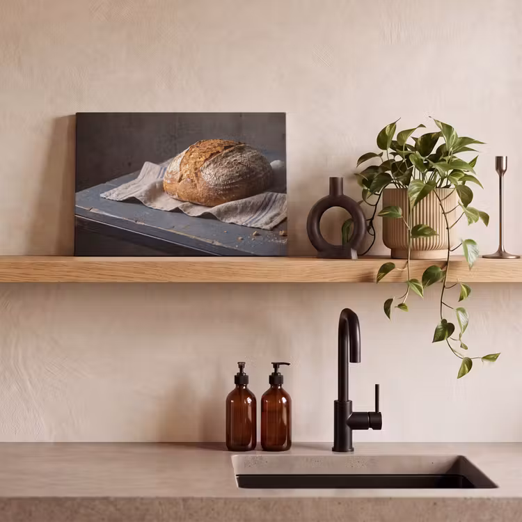 Canvas schilderij - Brood - Rustiek - Eten — 3