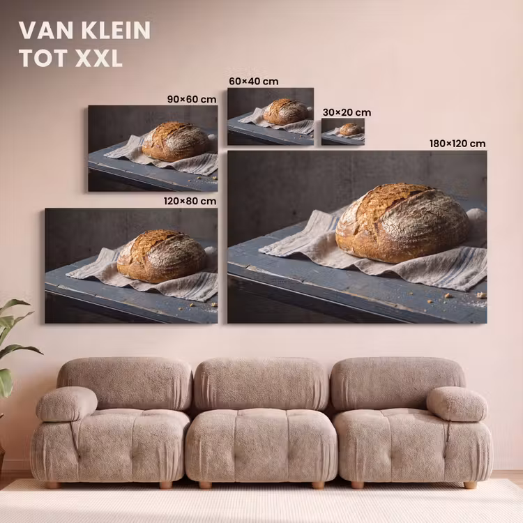 Canvas schilderij - Brood - Rustiek - Eten — 7