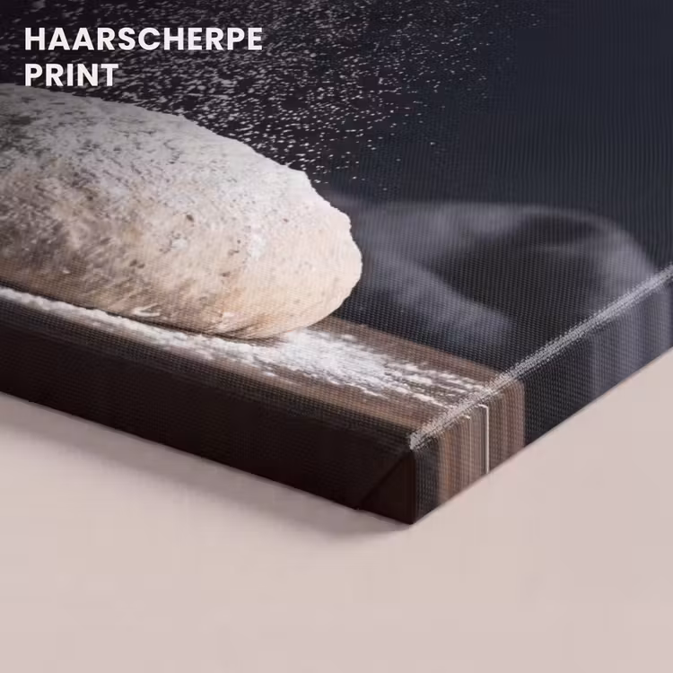 Canvas schilderij - Deeg - Hand - Bakken — 4