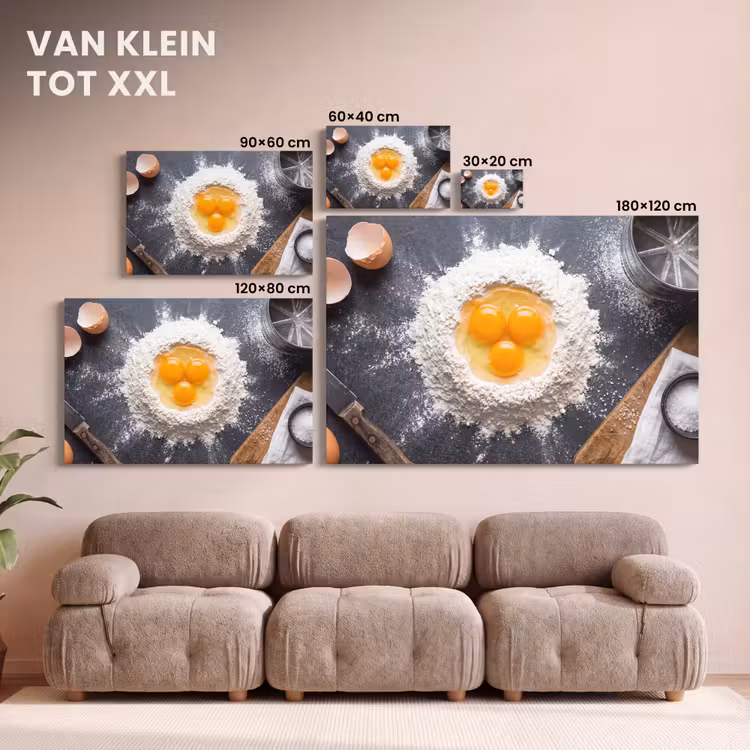 Canvas schilderij - Eten - Bakken - Keuken — 7