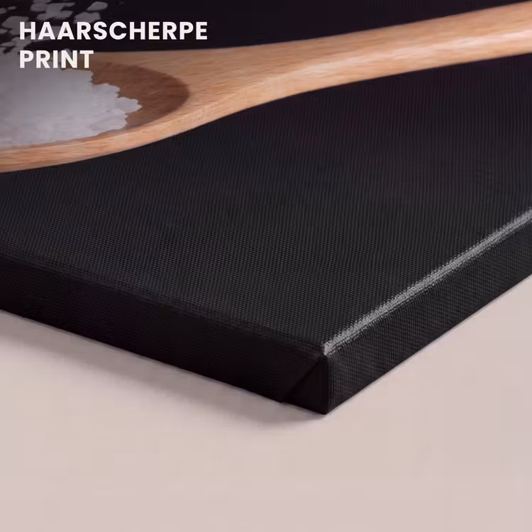 Canvas schilderij - Eten - Zout - Hout — 4