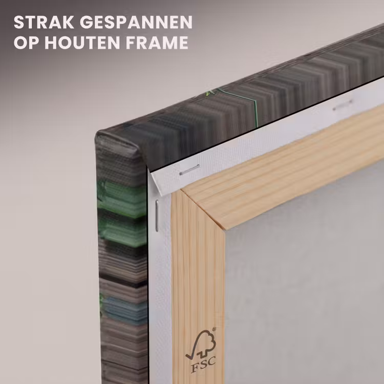 Canvas schilderij - Groenten - Hout - Eten — 6