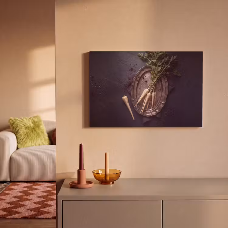 Canvas schilderij - Groenten - Still-leven - Donker — 1