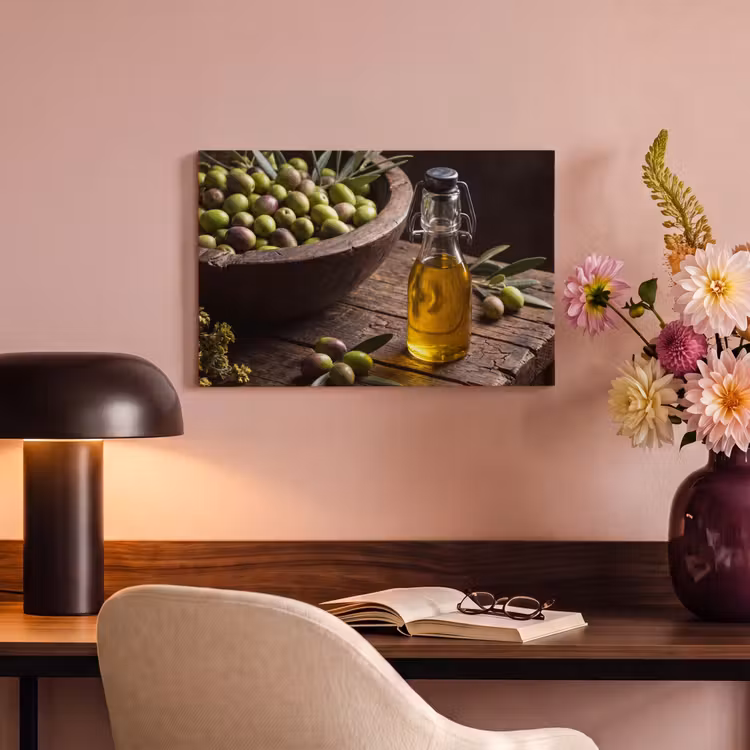 Canvas schilderij - Olijven - Eten - Rustiek — 5