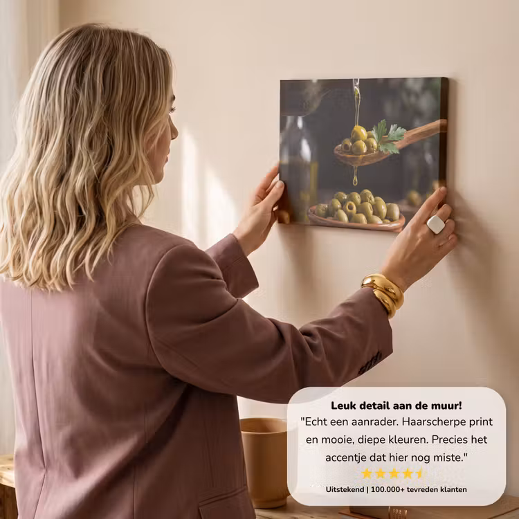 Canvas schilderij - Olijven - Olijfolie - Eten — 2