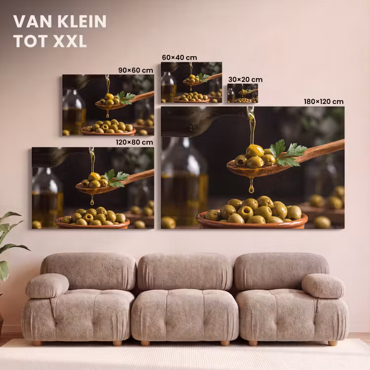 Canvas schilderij - Olijven - Olijfolie - Eten — 7