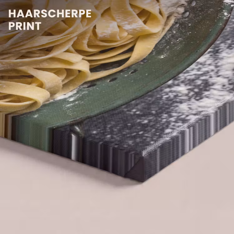 Canvas schilderij - Pasta - Keuken - Eten — 4