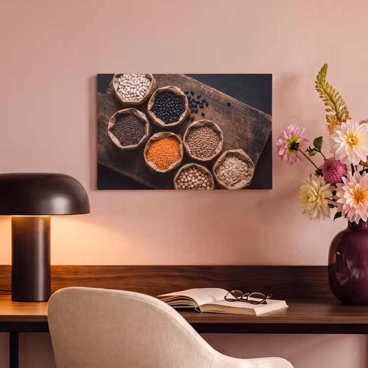 Canvas schilderij - Eten - Zakjes - Voeding — 5