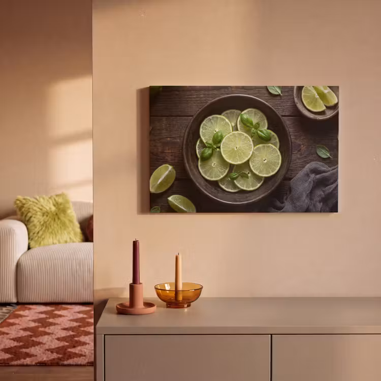 Canvas schilderij - Fruit - Groen - Eten — 1