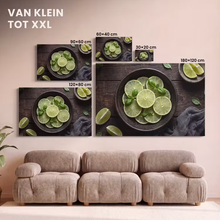 Canvas schilderij - Fruit - Groen - Eten — 7