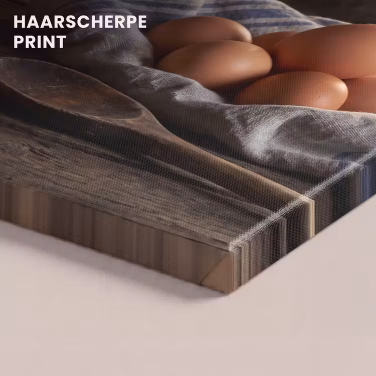 Canvas schilderij - Meel - Eieren - Eten — 4