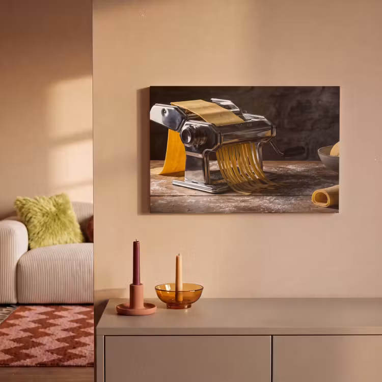 Canvas schilderij - Pasta - Vers - Koken — 1