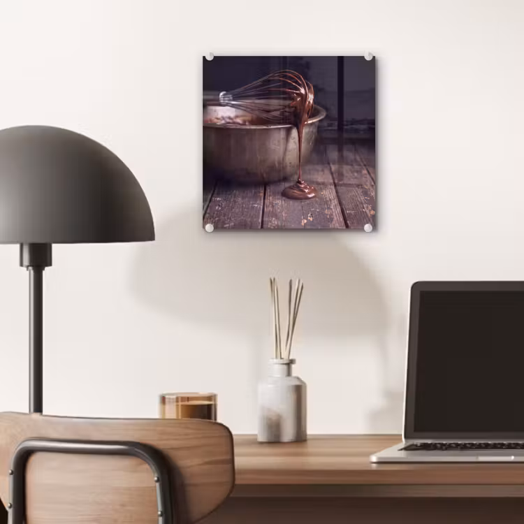Glas schilderij - Chocolade - Beslag - Eten — 7