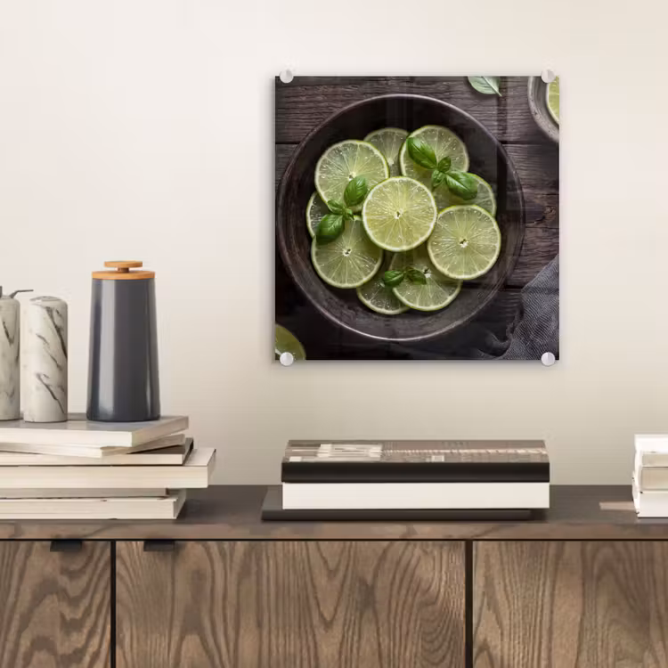 Glas schilderij - Fruit - Groen - Eten — 2