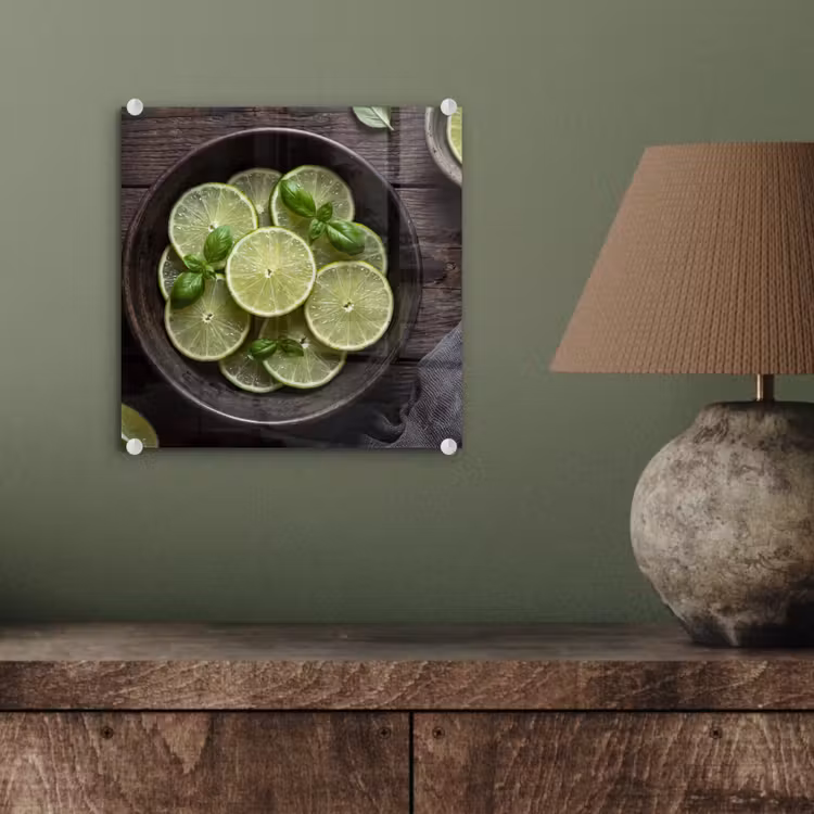 Glas schilderij - Fruit - Groen - Eten — 4