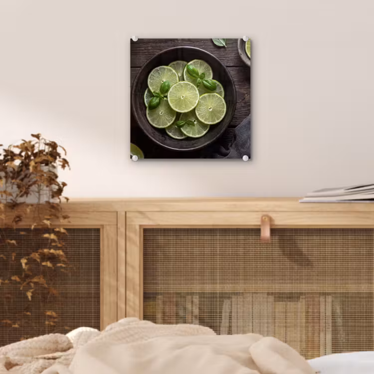 Glas schilderij - Fruit - Groen - Eten — 5