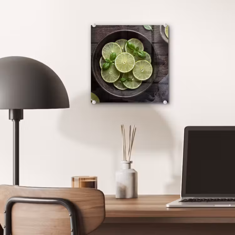 Glas schilderij - Fruit - Groen - Eten — 7