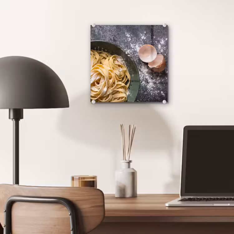 Glas schilderij - Pasta - Keuken - Eten — 7