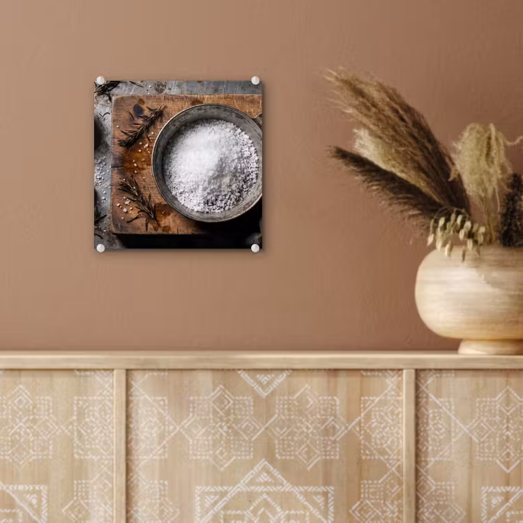 Glas schilderij - Zout - Keuken - Rustiek — 6