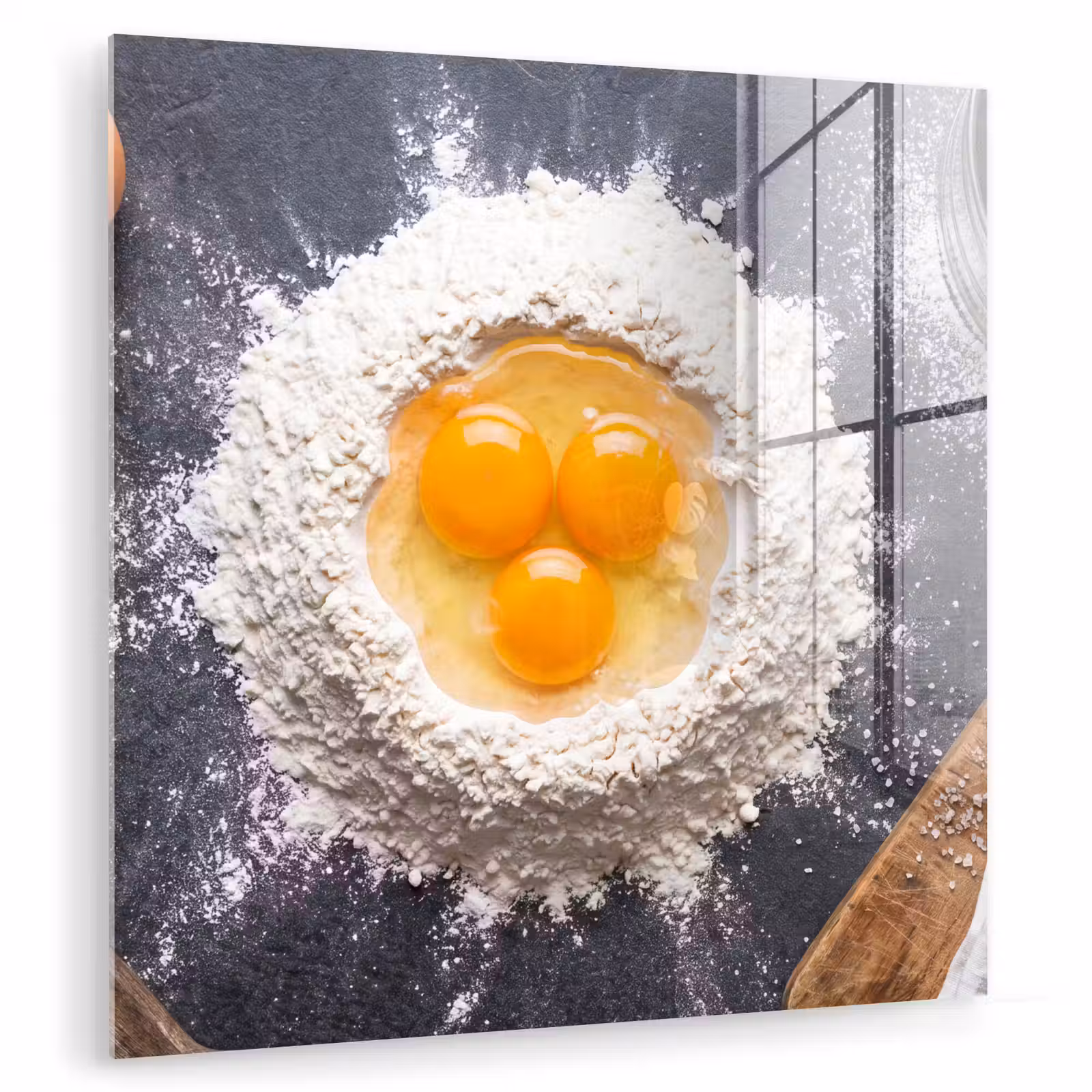 Glas schilderij - Eten - Bakken - Keuken — 1