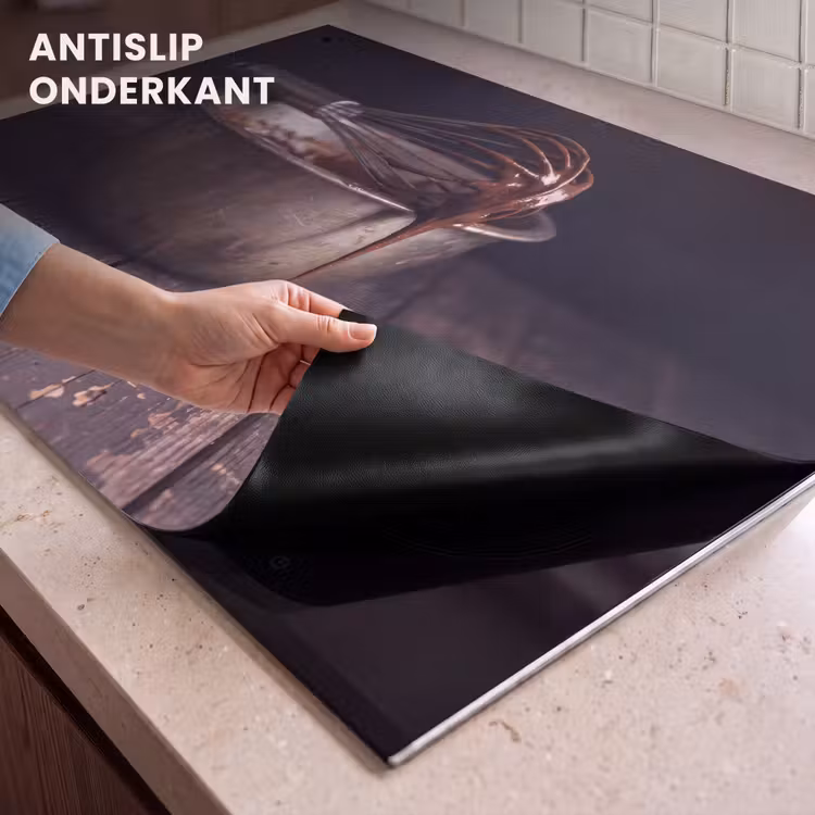 Inductie beschermer en spatscherm (2in1) - Chocolade - Beslag - Eten — 4