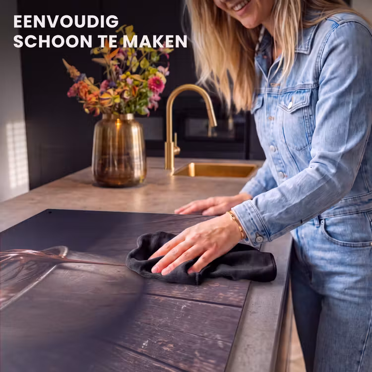 Inductie beschermer en spatscherm (2in1) - Chocolade - Beslag - Eten — 5