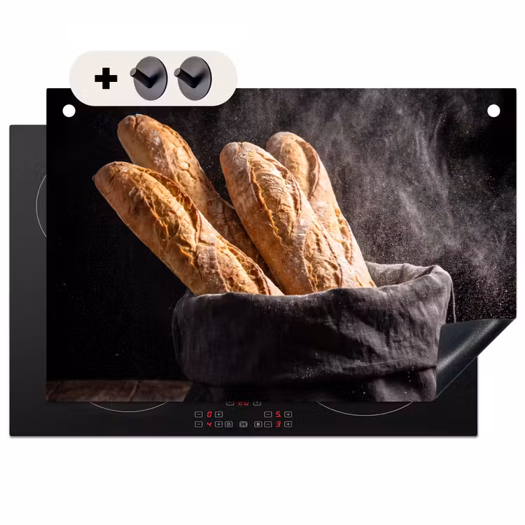 Inductie beschermer en spatscherm (2in1) - Brood - Zak - Eten — 1