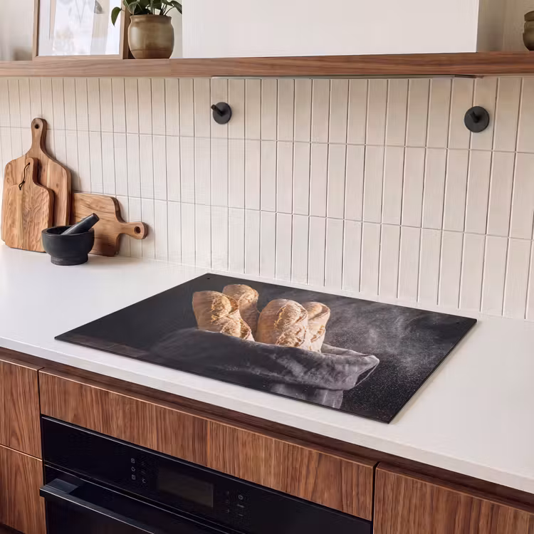 Inductie beschermer en spatscherm (2in1) - Brood - Zak - Eten — 3