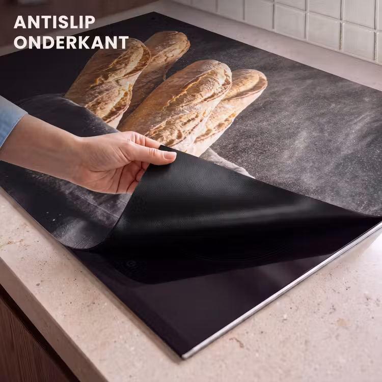 Inductie beschermer en spatscherm (2in1) - Brood - Zak - Eten — 4